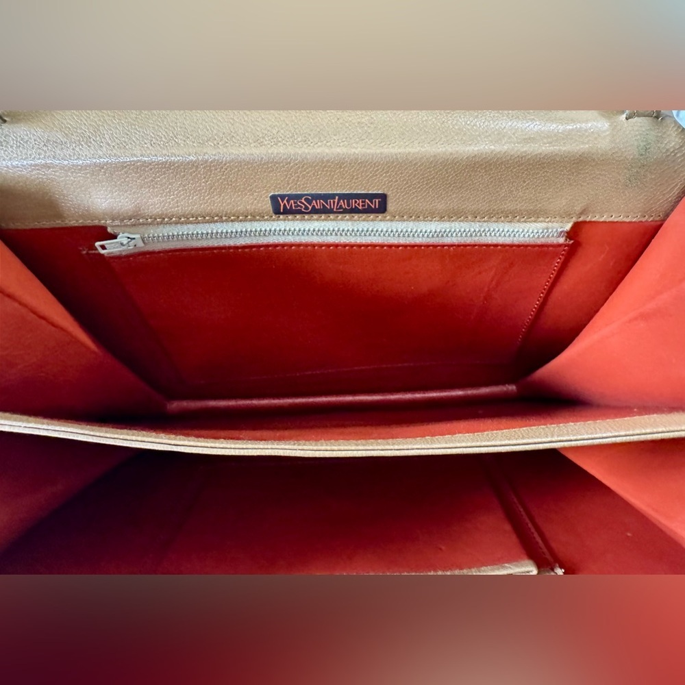 Vintage Yves Saint Laurent (YSL) clutch/ crossbody bag - Picture 5 of 16